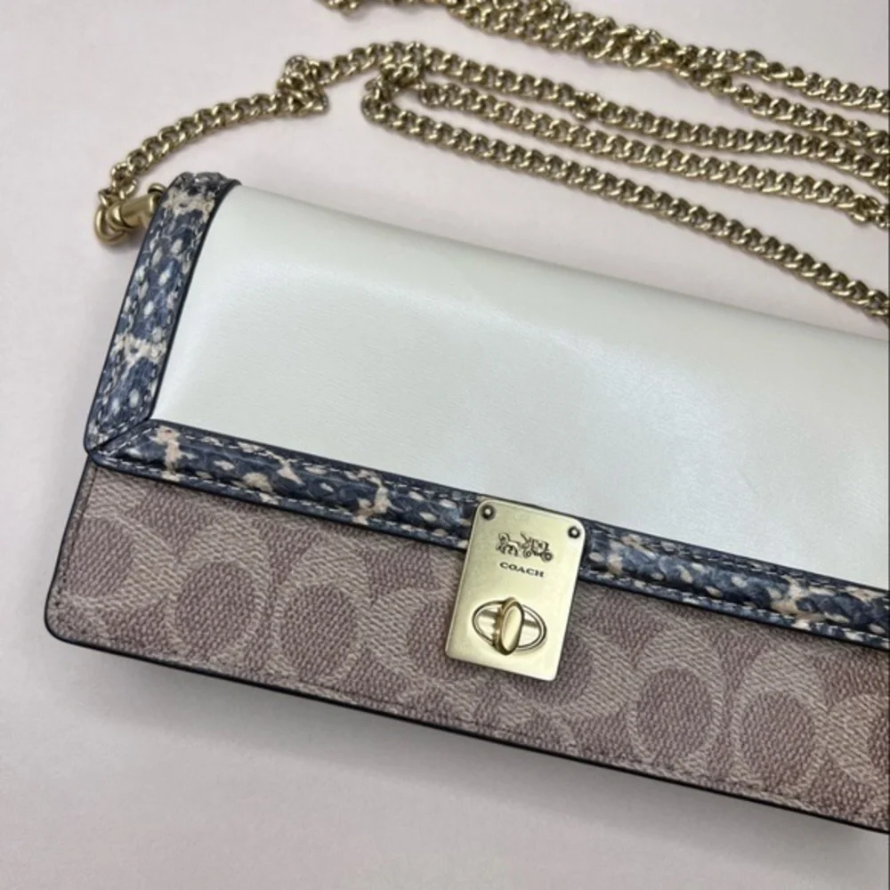 COACH Coated Canvas Signature Crossbody Bag NWT